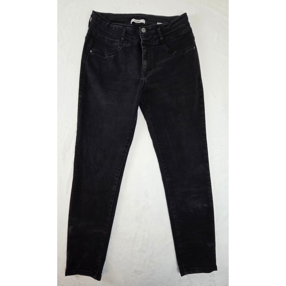 Angels Forever Young EverShape Skinny Jeans Women 14 Black High Rise